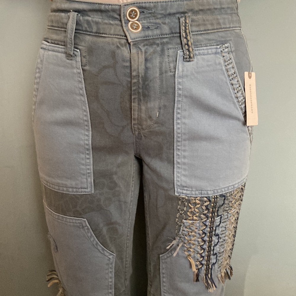 Anthropologie Picro Denim Patchwork Jeans